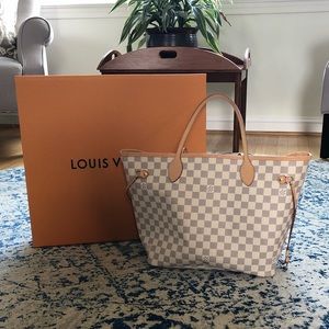 Louis Vuitton Neverfull MM Damier Azur